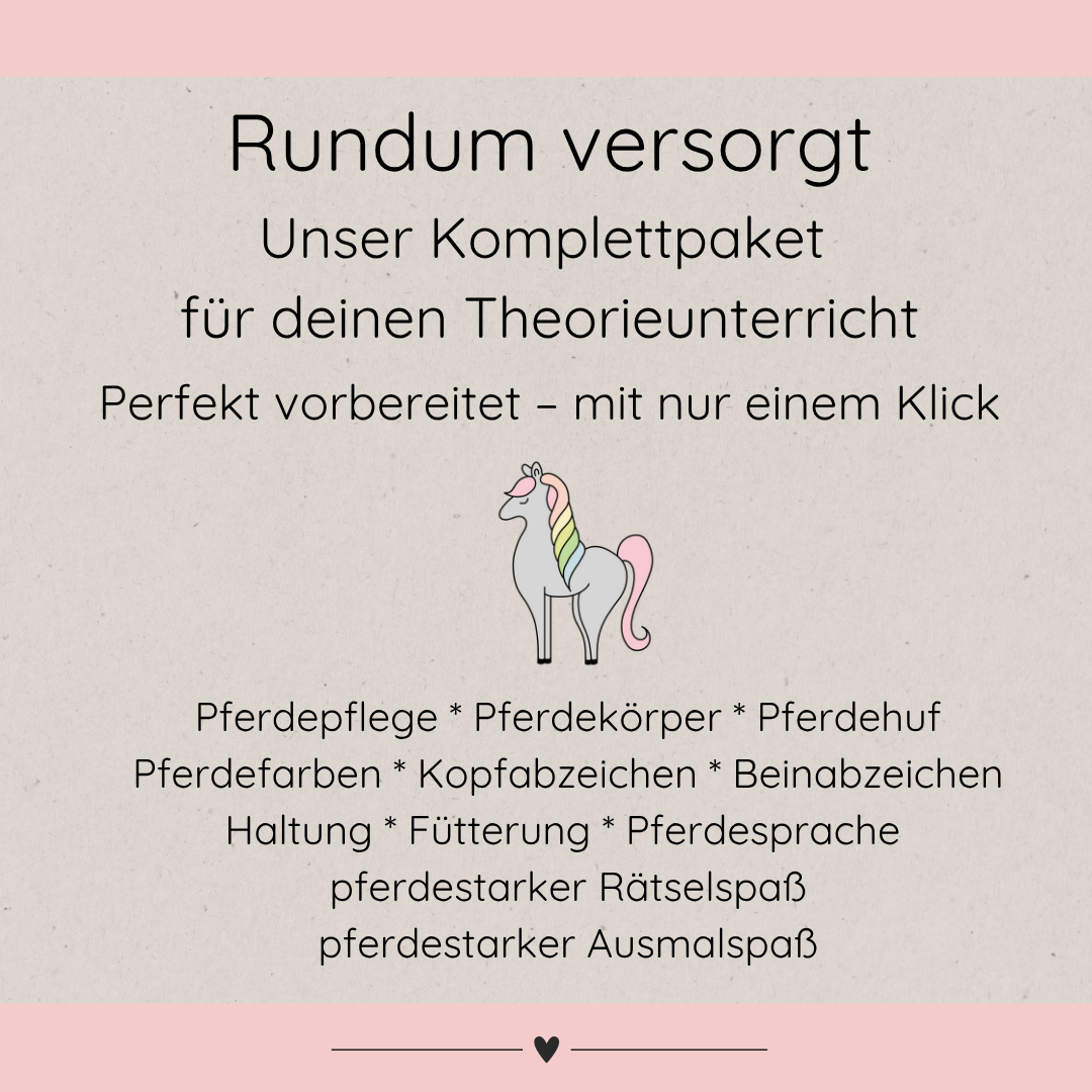Materialpony - Rundum versorgt