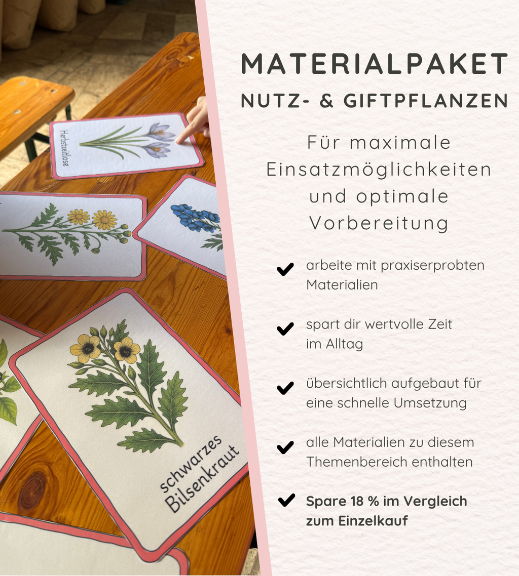 Materialpaket Nutz- und Giftpflanzen