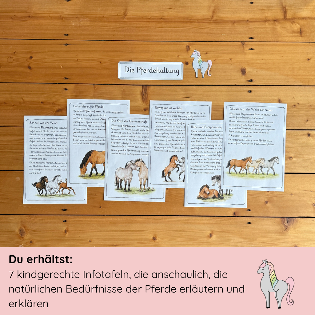 Infotafeln Bedürfnisse Haltung