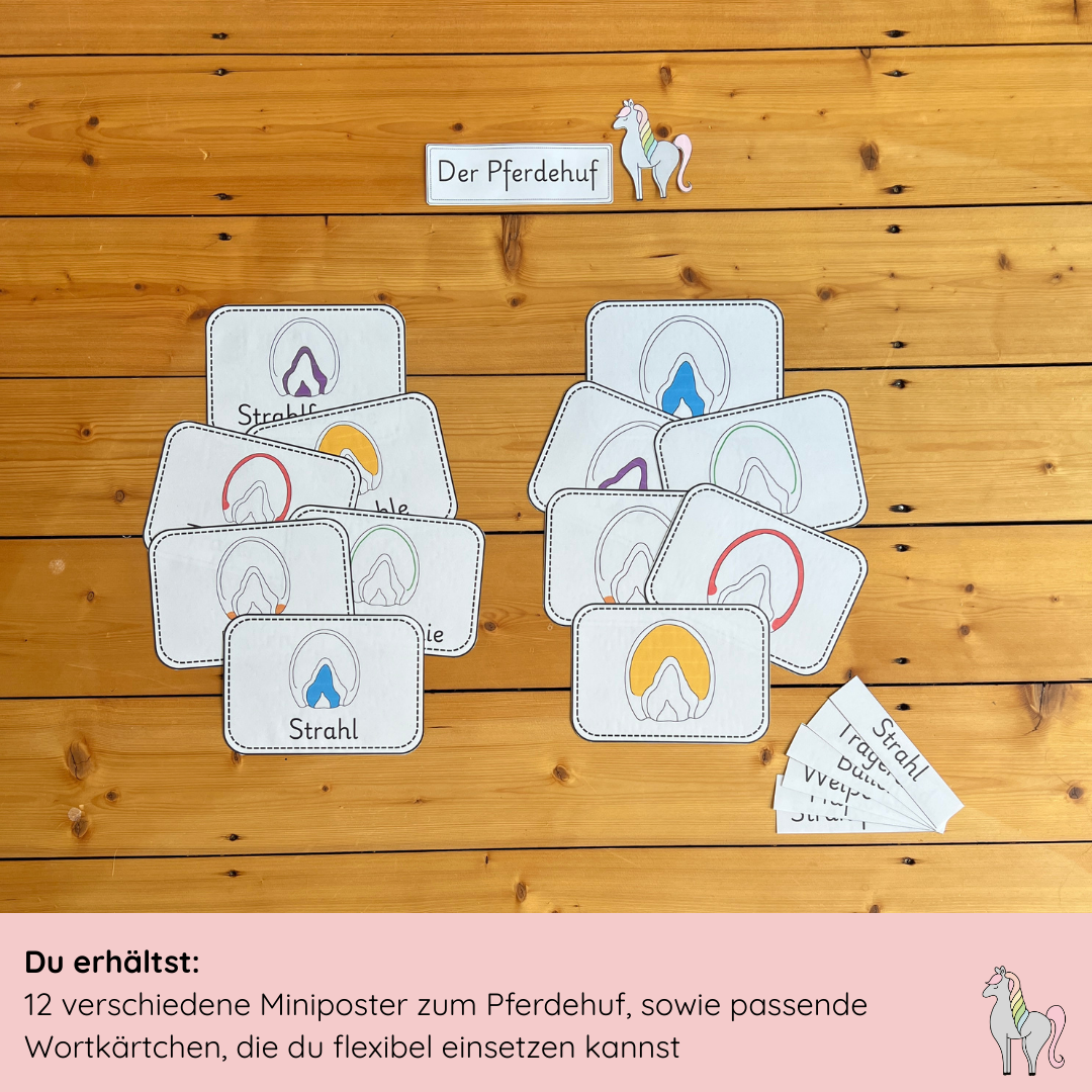 Miniposter Pferdehuf