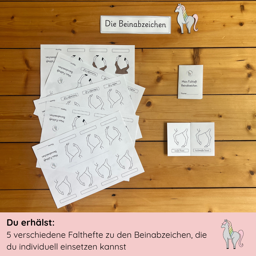 Falthefte Beinabzeichen